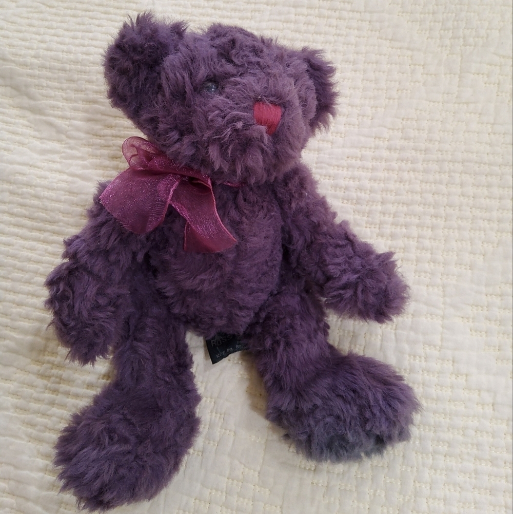 RUSS Berrie Bearberry Bear With Bow Around Neck